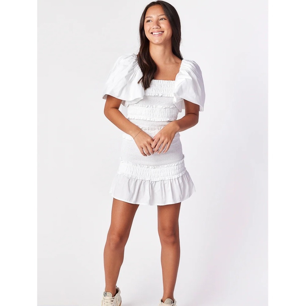 Cake For Dinner Pixie Smocked Dress White‎ Size L